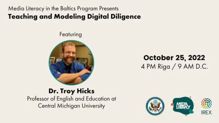 Teaching and Modeling Digital Diligence (angl. k.)