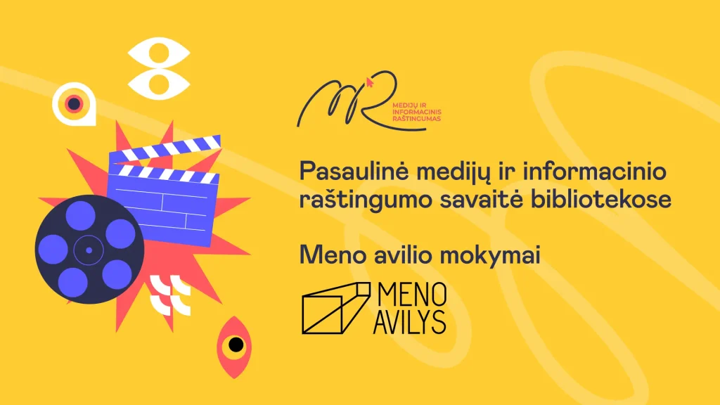 Meno avilio bendras plakatas